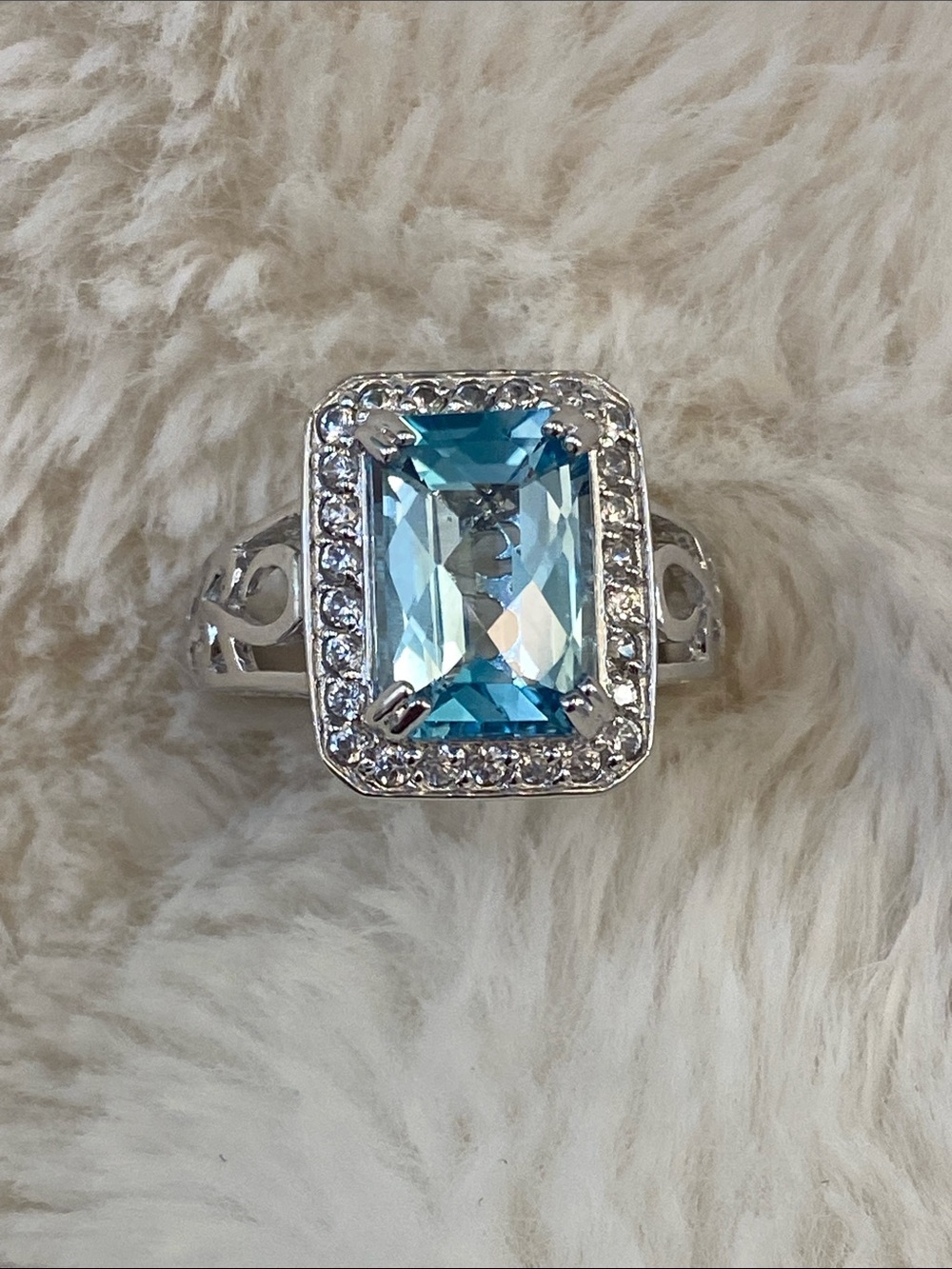 Blue Topaz Ring